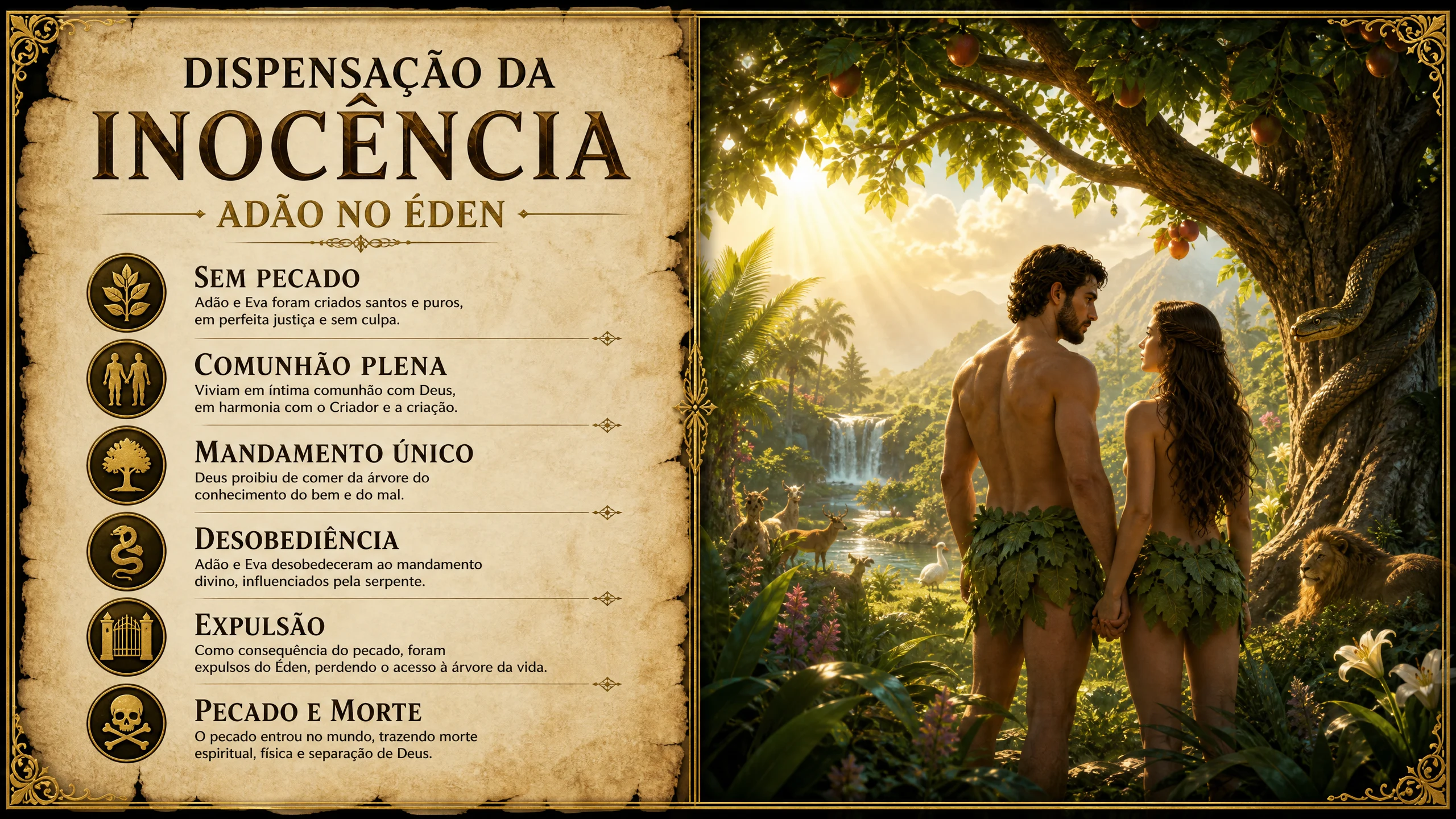 Dispensação da Inocência — Adão no Éden