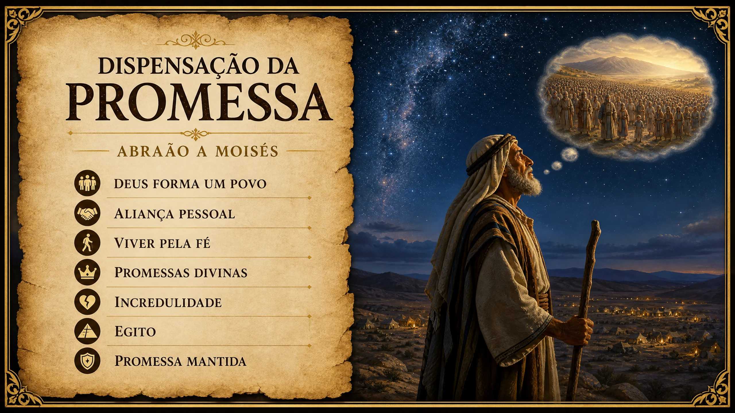 Dispensação da Promessa — Abraão a Moisés