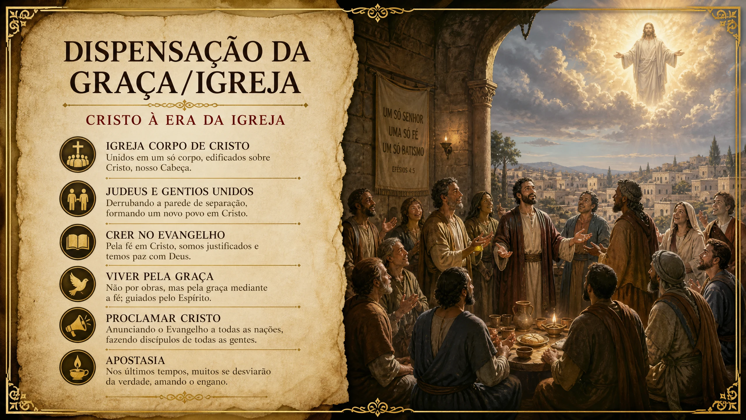 Dispensação da Graça/Igreja — Cristo à Era da Igreja